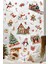 Christmas Yılbaşı Cam Sticker Seti 60+ Parça – Çift Taraflı Baskı, Suya Dayanıklı, Kar Tanesi & Noel Dekoru 2