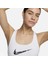 Dri-Fit Swoosh Graphic Light Support Bra Kadın Spor Bra Beyaz 5
