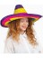 Sombrero Meksika Şapkası Renkli Örme Hasır Çocuk Boy 3
