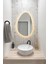 Premium Asimetrik LED Dekoratif Ayna - Banyo Aynası - Dresuar Aynası – Zarif Duvar Aynası 5