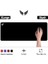 Classic - Gaming Oyuncu Gamer Mouse Pad, Kaymaz Taban Büyük Boy Large Ofis Tipi Mouse Ped, Fare Altlığı, Düz Masa Koruyucu Klavye Altı Mousepad 70X30 Cm, Siyah 3
