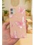 iPhone 11 Uyumlu Pembe Kelebek Desenli Silikon Darbe Emici Klasik Korumalı Rubber Kılıf 277 2