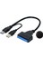 USB 3.0 2.5 3.5 Inç Sata SSD HDD Hard Disk Çevirici Dönüştürücü Adaptör Kablosu 1