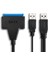 USB 3.0 2.5 3.5 Inç Sata SSD HDD Hard Disk Çevirici Dönüştürücü Adaptör Kablosu 2