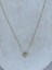 14 K Renginde Çift Sıra Taşlı Daire Şekilli Minimal Gold Kolye 1