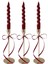 Şamdan Mum 3’lü Set 1