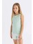 Kız Çocuk Kolsuz Şortlu Pijama Takımı C8498A824SM 3