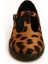 Leopar Hakiki Deri Ortopedik Termo Kaymaz Taban Kız Çocuk Babet 1