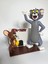 Tom ve Jerry Figür Seti | Ikonik Kedi Fare Karakterleri Koleksiyonluk Dekoratif Biblo Heykel 3