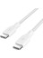 Usb-C - Usb-C Kablosu, 100 W Güç Dağıtımı iPad Pro, Macbook, Galaxy ve Diğer Aygıtlar Için Çift Örgülü Naylon Kılıflı Usb-If Sertifikalı 2.0 Şarj Kablosu (2 M) Beyaz 1