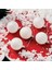 12'li 6 Adet Beyaz 6 Adet Kırmızı 3 cm Top 3