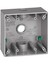 Electric 14352 3/4-Inç 3 Delik Edilir Box, Gri 1