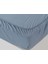 Simple Çift Kişilik %100 Pamuk Fitted Çarşaf Indigo 1