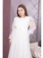 Tüllü Abiye Model Beyaz 1