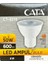 (10 adet) Cata 8W (50W) 3000K (Sarı Işık) GU10 DUYLU LED Spot Ampul 2