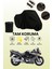 Siyah Suzuki Gsx 750 F Uyumlu Motor Branda, Koruyucu Örtü, Motosiklet Brandası 1
