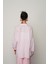 Kadın Kolları Taş Işlemeli Hakim Yaka Pembe Gömlek 5