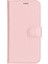 Apple iPhone 16 Uyumlu, Hakiki Deri, El Yapımı, Cüzdanlı Kılıf, Toz Pembe 4