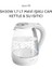 SH30W 1,7lt Mavi Işıklı Cam Kettle & Su Isıtıcı 2