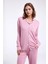 Kadın Giyim Viskon Kutulu & Lisanslı Gömlek Pijama Takımı L1.PC.8986.001 5