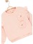 Kız Çocuk Sweatshirt Şardonlu Kumaş Pembe Uzun Kollu Çiçek Desenli Çocuk Sweat 4
