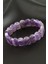 Oval Kesim Orjinal Ametist Doğaltaşlı Bileklik 1