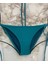 Kadın Likralı Yandan Boyundan Bağlamalı Şık Ipli Üçgen Bikini Takım 3