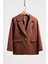 Kadın Büyük Beden Astarlı Blazer Ceket 3