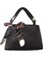 Kurdale Detaylı Kadın El ve Omuz Çantası Siyah 1