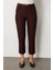 Kadın Duble Paça Kemerli Pantolon 1003 Bordo 3