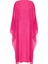 Simli Krep Fuşya Kaftan 2
