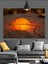 Günbatımında Kuru Yaprak Dekoratif Kanvas - Mdf Ahşap Tablo 3