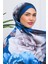 Floral Suluboya Desenli Dijital Soft Şal 4