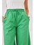 Kadın Beli Lastikli Rahat Kalıp Pamuk Gabardin Pantolon 4