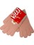 Spteks Kitti 4-8 Yaş Kız Çocuk Pembe Renk Çiçek Desenli Kışlık Örme Eldiven 2