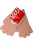 Spteks Kitti 4-8 Yaş Kız Çocuk Pembe Renk Çiçek Desenli Kışlık Örme Eldiven 4