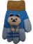 Spteks Kitti 3-6 Yaş Erkek Çocuk Mavi Renk Anaokulu Maskot Figürlü Kışlık Örme Eldiven 1