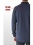 Polo Yaka Sweatshirt – Lacivert 2 Iplik Kumaş, Uzun Kollu Rahat Iş Elbisesi 3