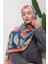 Floral Akrilik Desenli Dijital Soft Şal 2