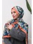 Floral Akrilik Desenli Dijital Soft Şal 3