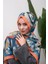 Floral Akrilik Desenli Dijital Soft Şal 4
