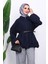 Lacivert Pileli Astarlı Gabardin Ceket 1