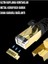 Lan Internet Data Modem Kablosu (Cat 7 Ethernet Modem RJ45 Uçlu Jacklı Network Adsl) (3 Metre) 2