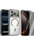 iPhone 17 Pro Kılıf M-Safe Şarj Özellikli Metal Kamera Çerçeveli Zore Tiko Kapak + Hayalet Ekran Koruyucu 1