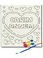 Okul Etkinliği 20X20 Resimli Tuval Çocuk Boyama Seti-Canım Annem_model-21 Resimli 3 Boya 1 Fırça 3