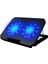 N99 Çift Fanlı Laptop Soğutucu Mavi LED Işıklı 17Inch'e Kadar Uyumlu Ayarlanabilir Dizüstü Stand 1
