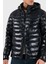 Kapitoneli Regular Fit Kapüşonlu Su Itici Parlak Şişme Mont Erkek Mont 50548790 402 6