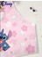 Kız Çocuk Stitch Üç Parça Mayo Bikini Takımı Pareolu Yazlık Tatil Plaj 3