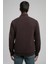 Rowena Erkek Dik Yaka Fermuarli Sweatshirt Acı Kahve 3