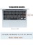 MacBook Air 13/15 Inç M4 Çip A3240 A3241 Için Klavye Kapağı Cilt Dokunmatik Kimlik Tpu Koruyucu Aksesuarlar Ingiltere/ab Düzeni (Mat Tpu) 2